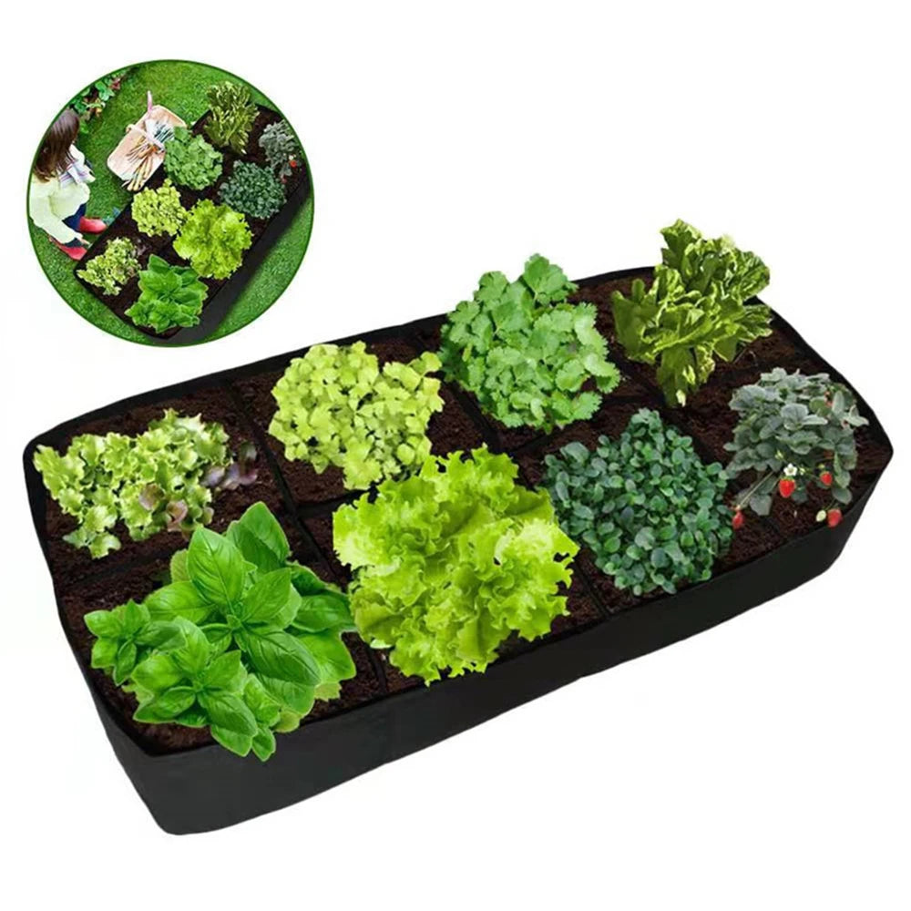 Rectangle Felt Garden Planting Grow Bag