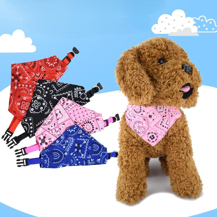 Adjustable Pet Triangle Scarf Neckerchief