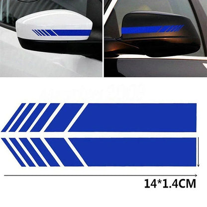 Car Reflective Rearview Mirror Side Stickers
