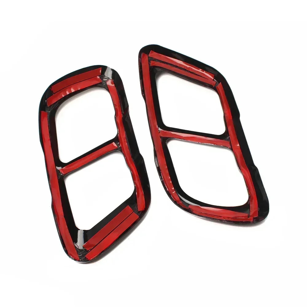 High Gloss Black Car Exhaust Tail Covers