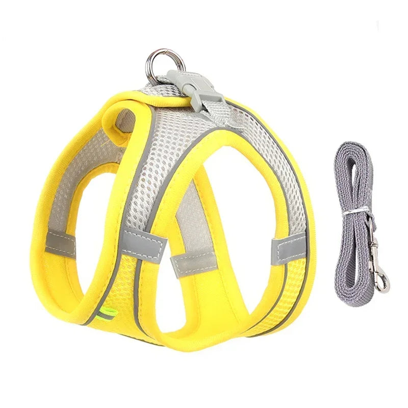 Adjustable Cat & Dog Harness Leash
