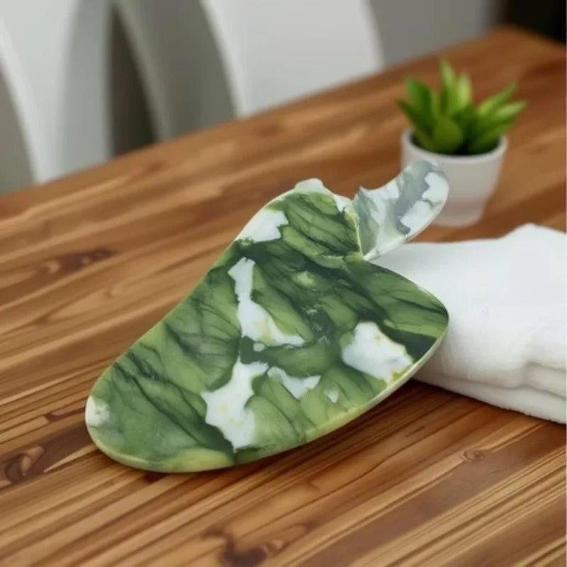Natural Jade Gua Sha Massage Tool