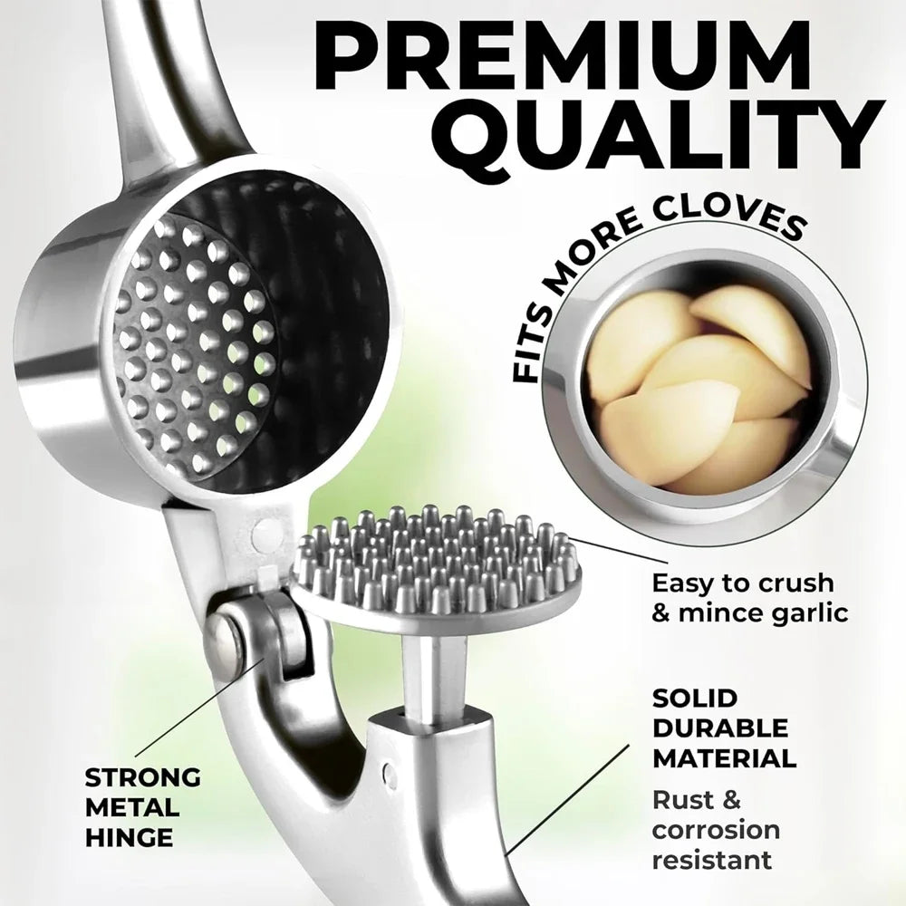 Stainless Steel Garlic Press Tool