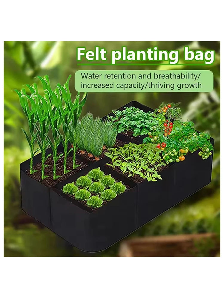 Rectangle Felt Garden Planting Grow Bag