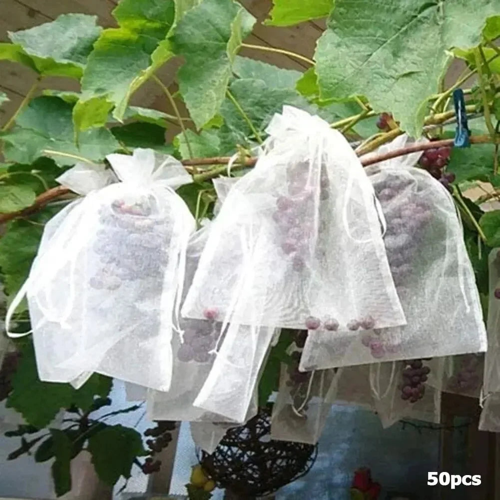 50pcs Fruit Protection Mesh Bags