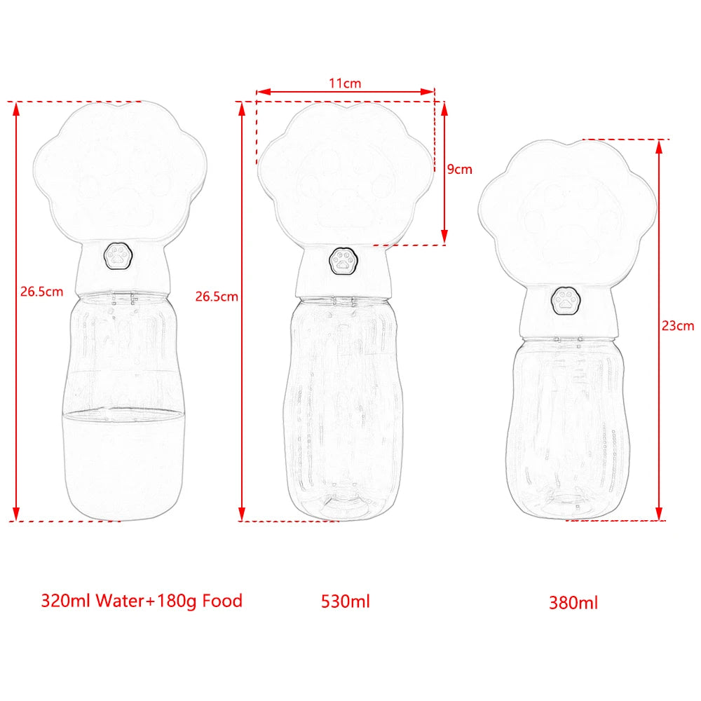 Portable Dog & Cat Water Bottle