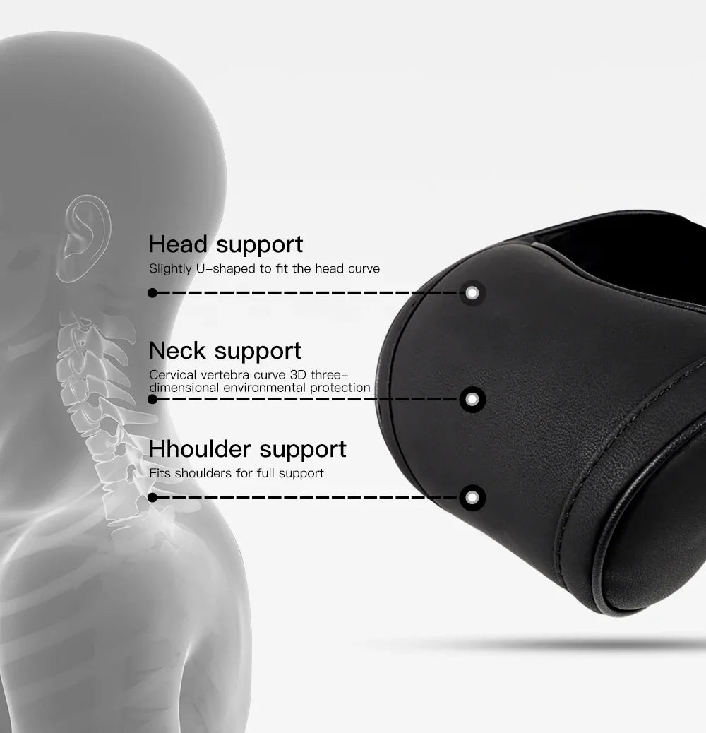PU Leather Memory Foam Car Headrest