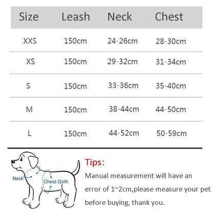 Adjustable Cat & Dog Harness Leash