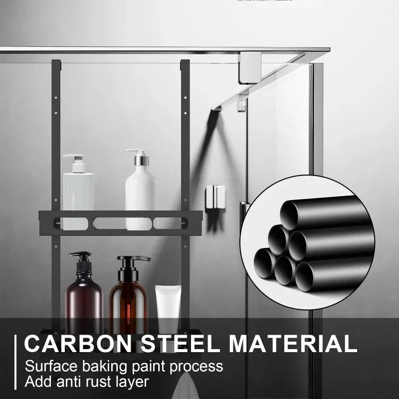 Carbon Steel Nail-Free Shower Caddy