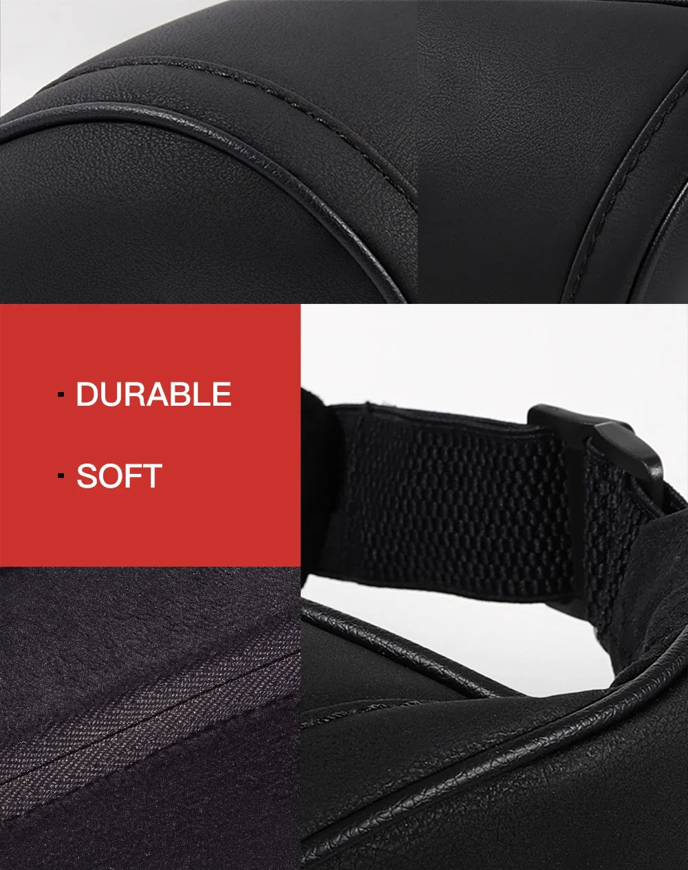 PU Leather Memory Foam Car Headrest
